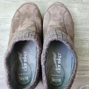 Dansko Eartha Slip-on Shoes, Size 37 (7), Brown